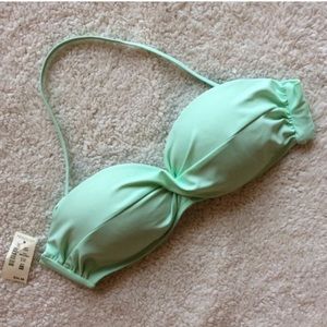 NWT Aeropostale bandeau twist bikini top